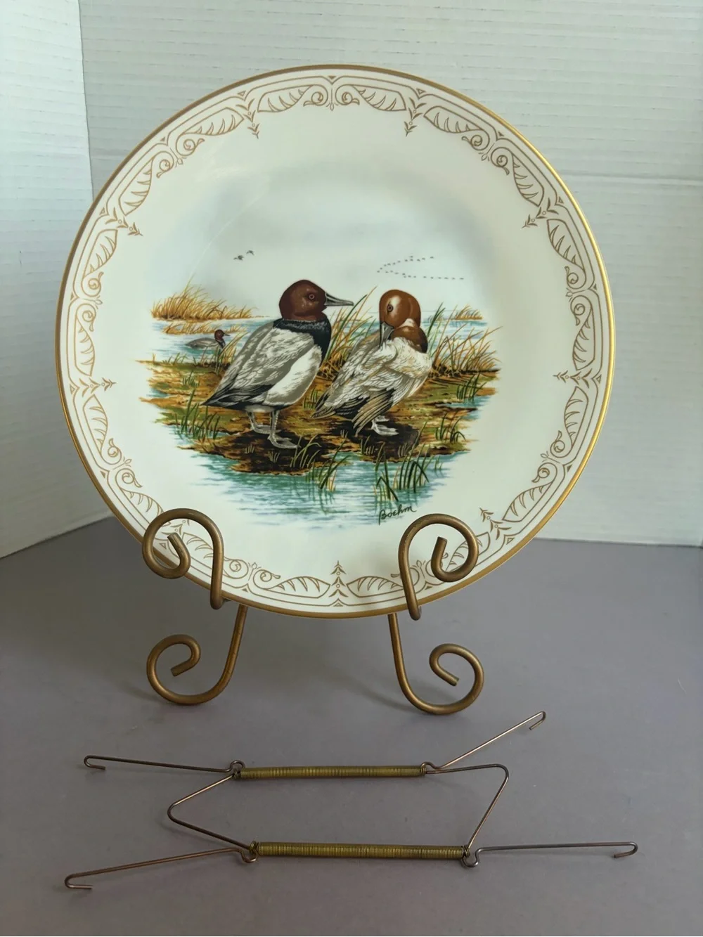 Edward Marshall Boehm Water Bird Plate Collection